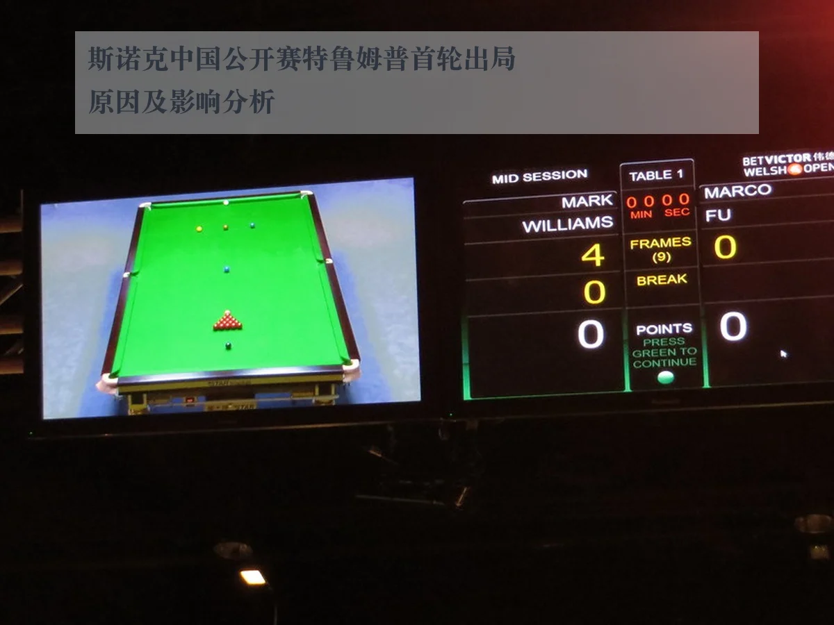 斯诺克中国公开赛特鲁姆普首轮出局原因及影响分析